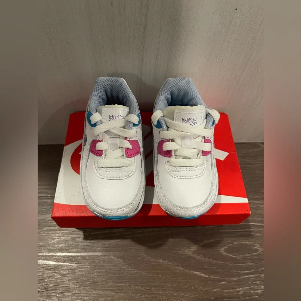 Nike Air Max 90 Leather SE - Bright Colors (TD) - Picture 2 of 7